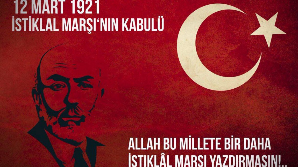 12 Mart Mehmet Akif ERSOY'u Anma Töreni
